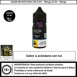 Mijo vape Arandano ice salts