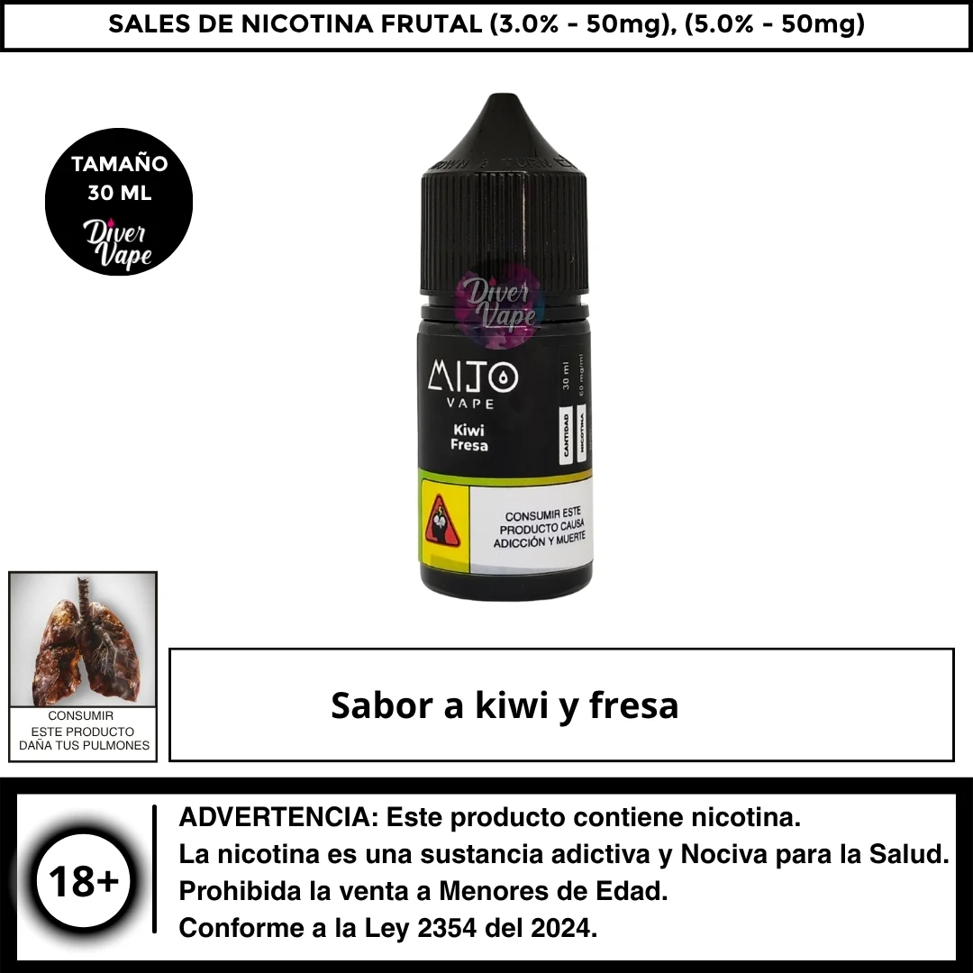 Mijo vape kiwi fresa salts