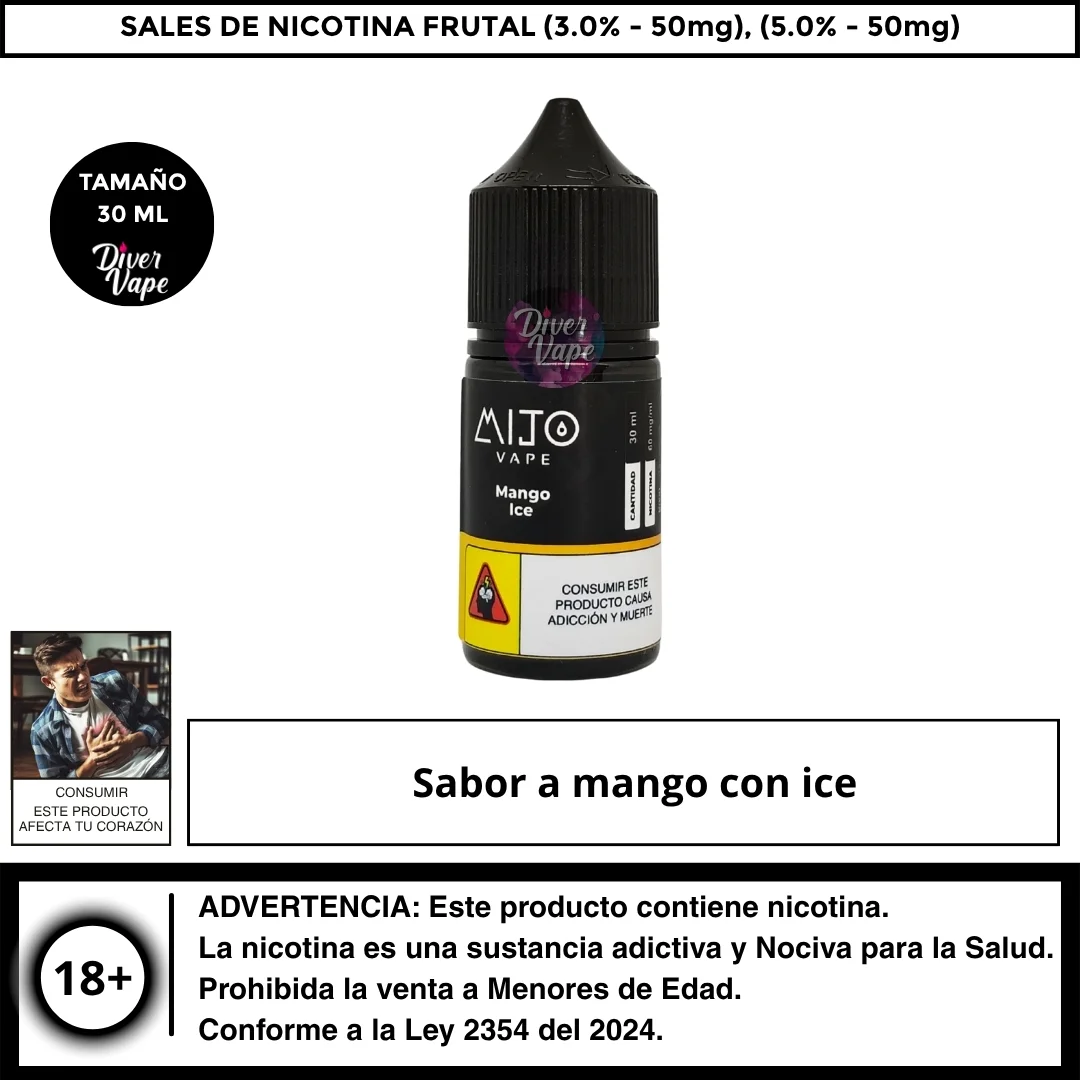 Mijo vape mango ice Salts