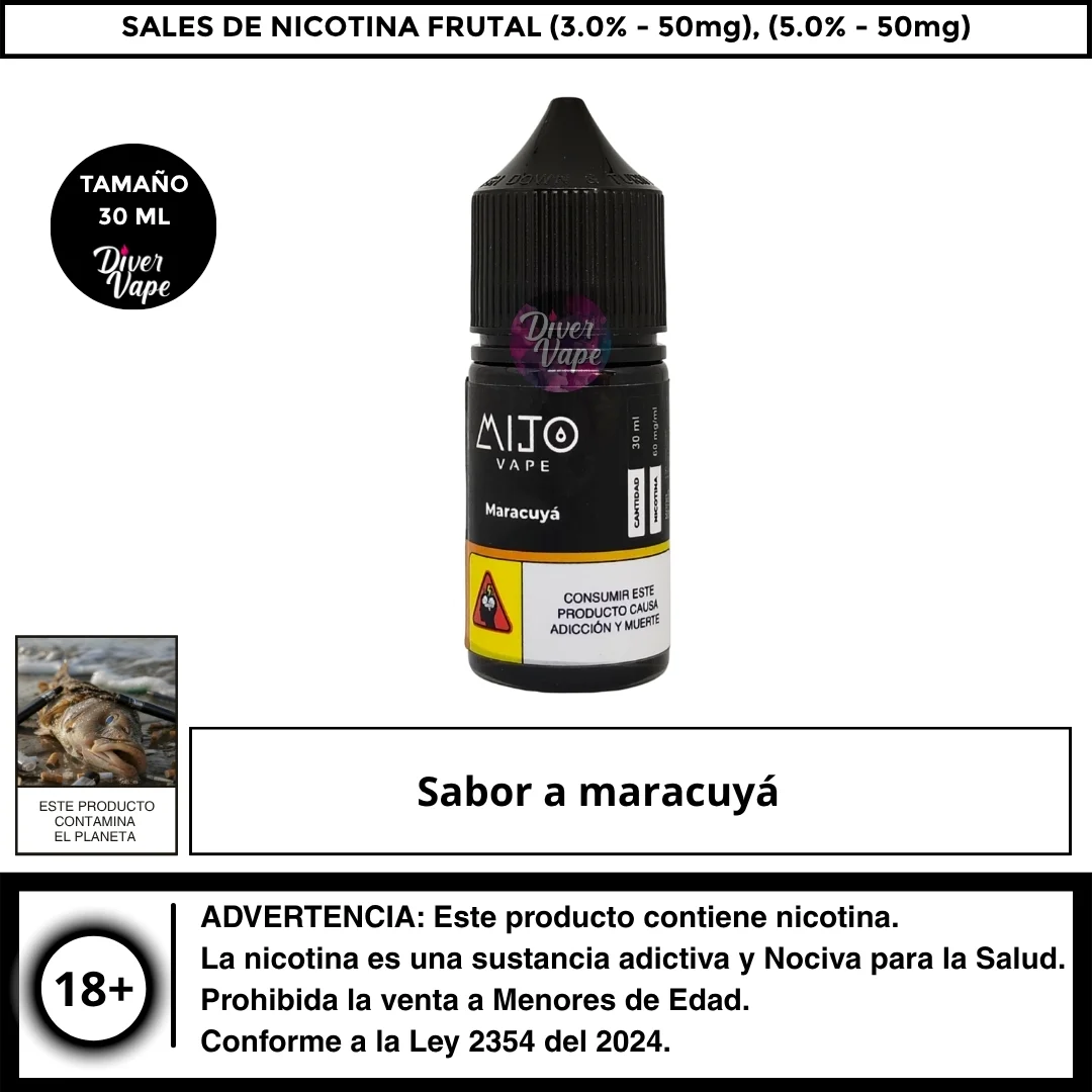 Mijo Vape maracuyá salts