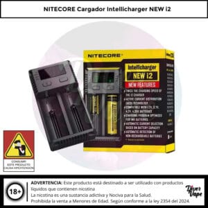 NITECORE Cargador Intellicharger NEW i2