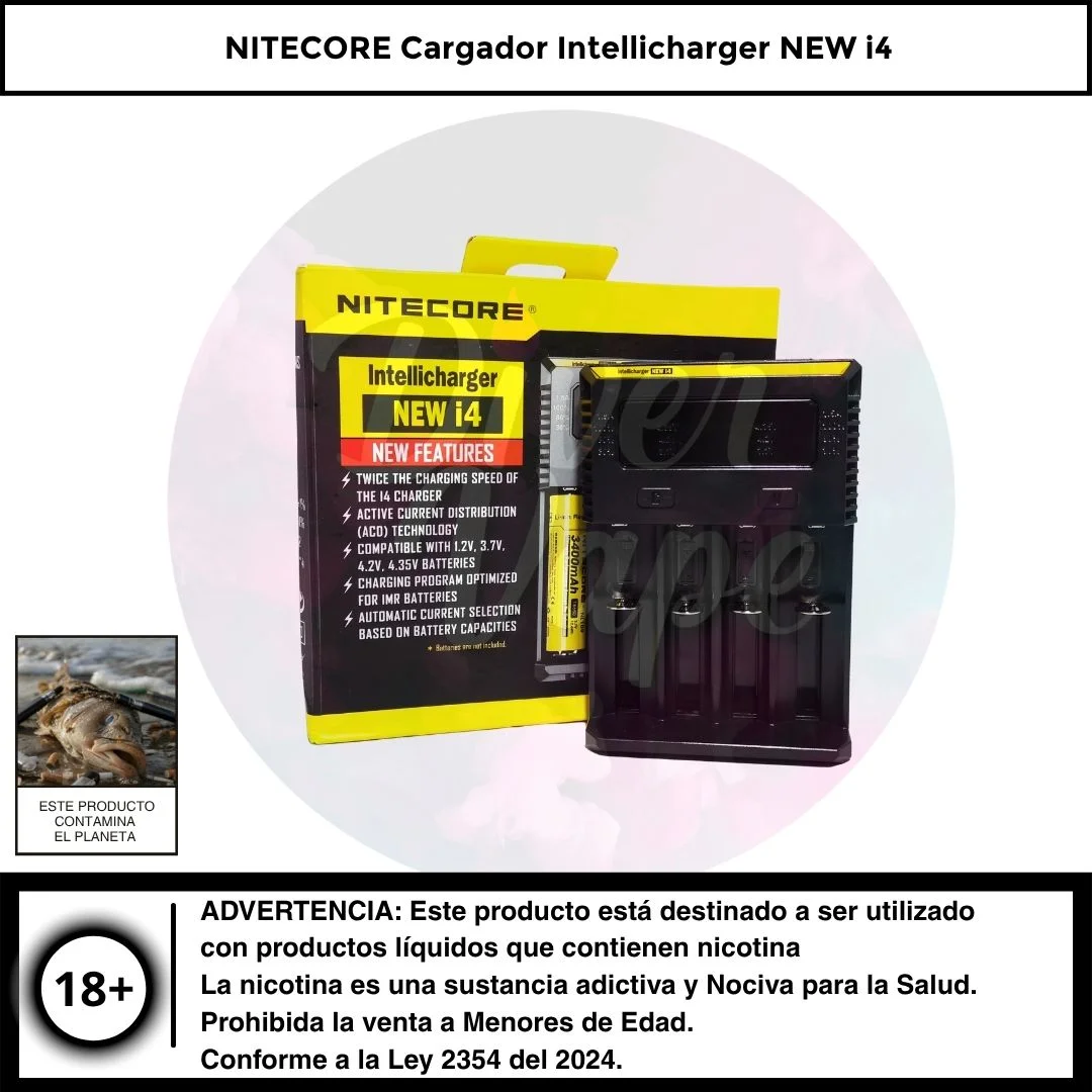 NITECORE Cargador Intellicharger NEW i4