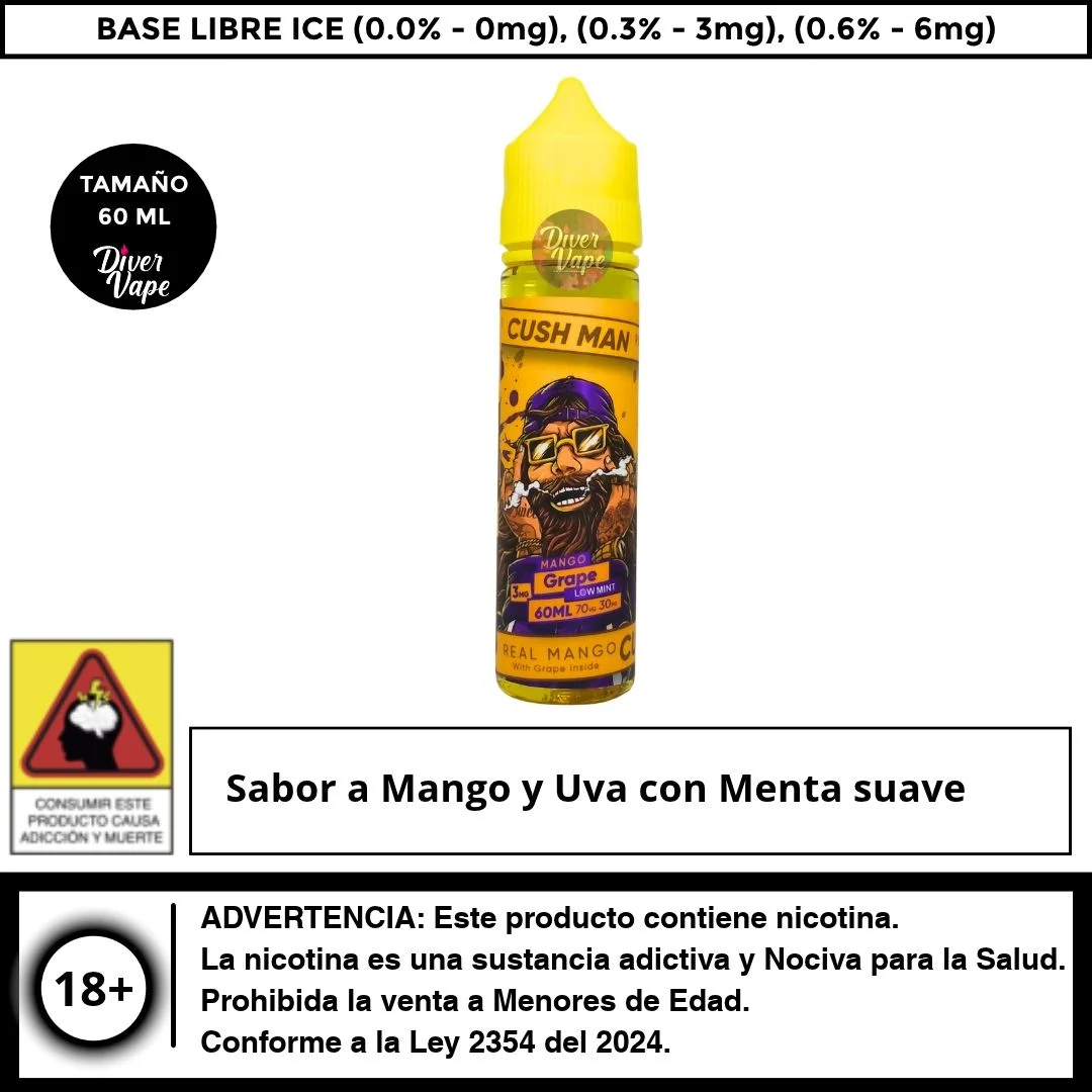 Nasty Cush Man Mango Grape 60ml