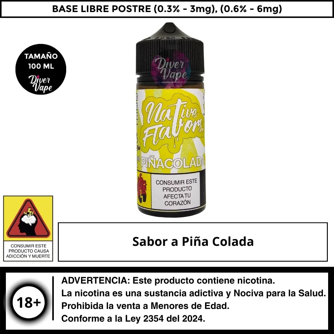 Native Flavors Piña colada 100ml