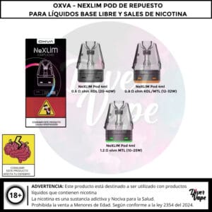 OXVA NeXLIM Pod de Repuesto