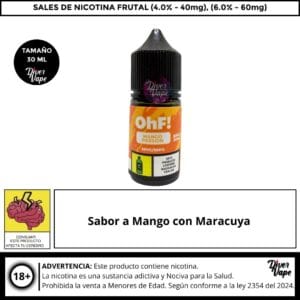 Ohf Mango Passion 60mg Salts