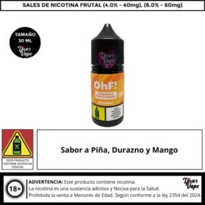Ohf Pineapple Peach Mango Salts 60mg