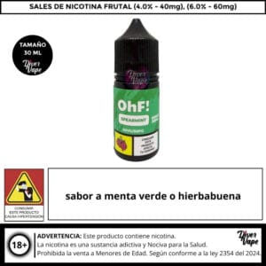 Ohf Spearmint Salts 60mg