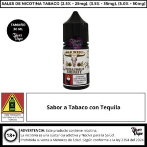 Old West Tobacco Tequila Sheriff Salts