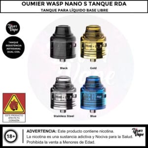 Oumier Wasp Nano S Tanque RDA