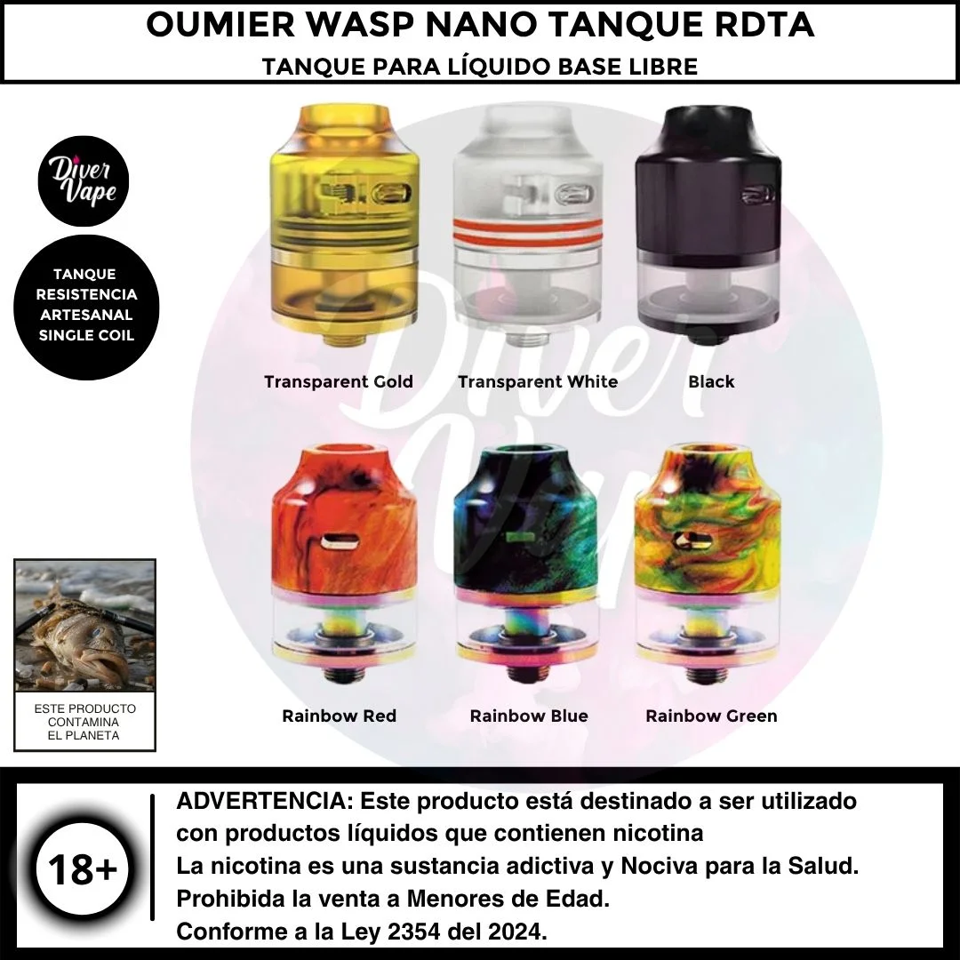 Oumier Wasp Nano Tanque RDTA