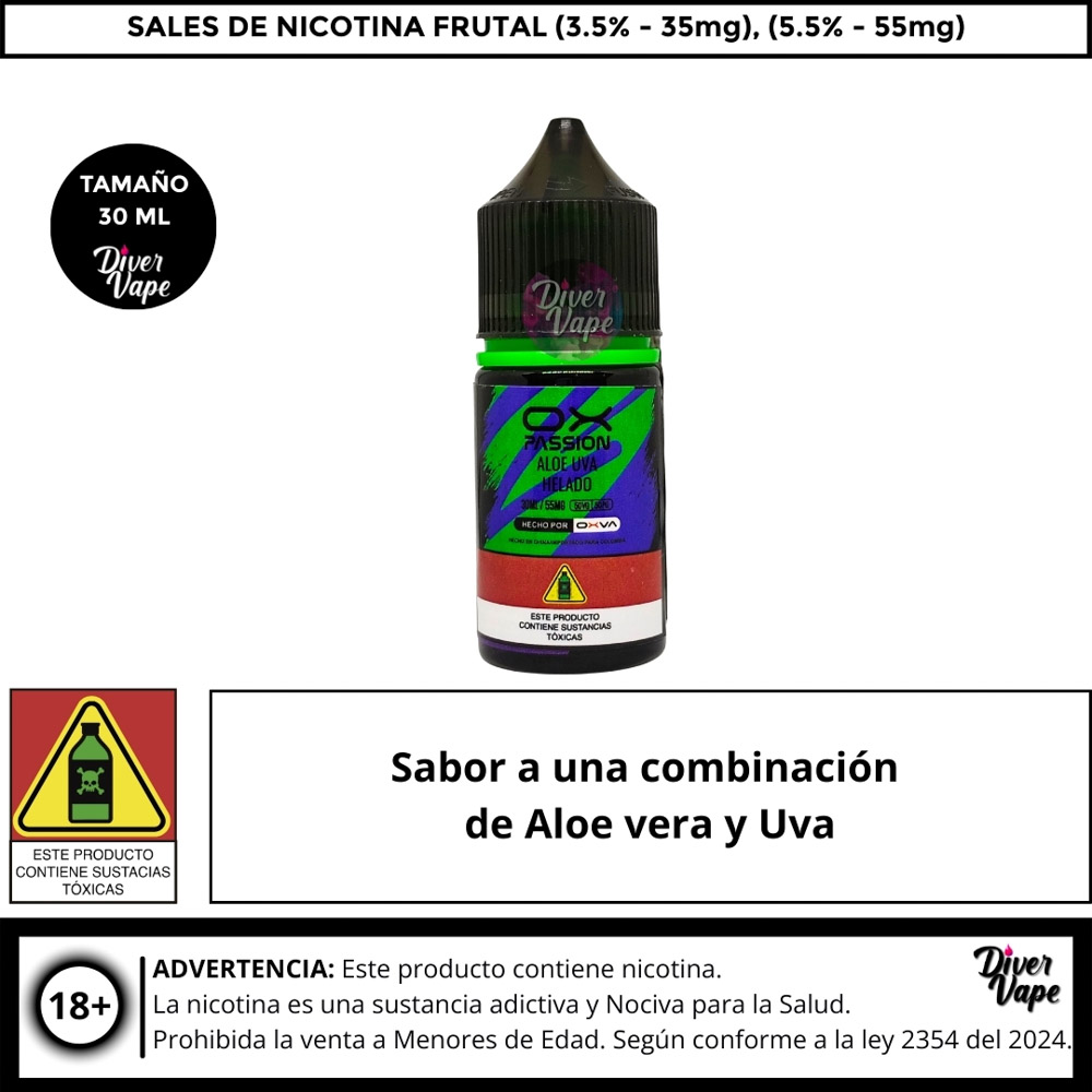 Ox Passion Aloe Grape 55mg