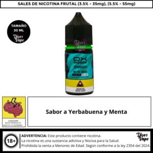 Ox Passion Spearmint Salts 35mg