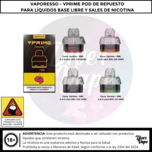 Oxva Vprime Pod de Repuesto