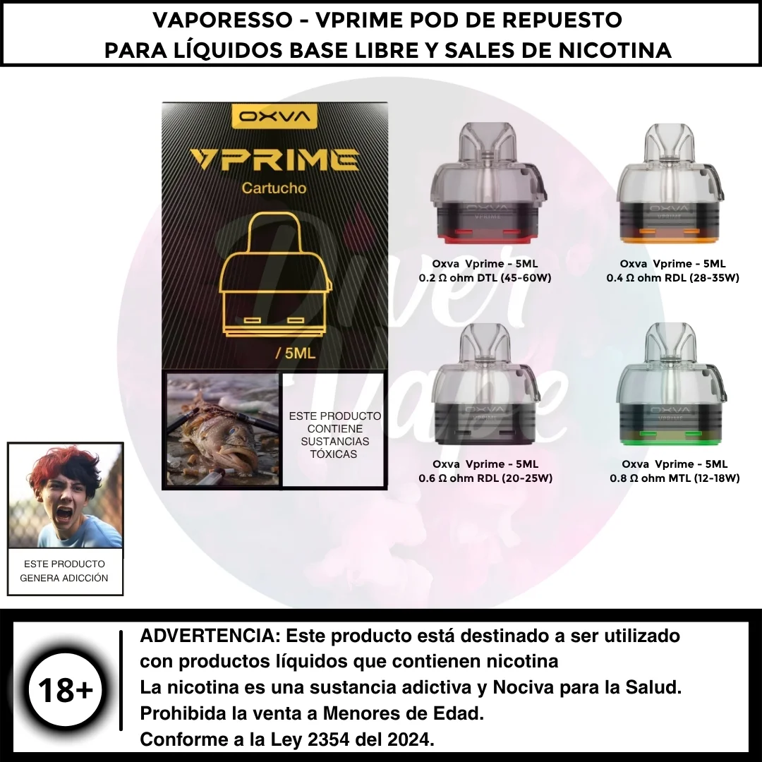 Oxva Vprime Pod de Repuesto