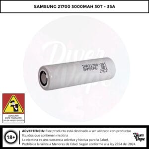 Samsung Bateria 21700 3000mAh 30T 35A