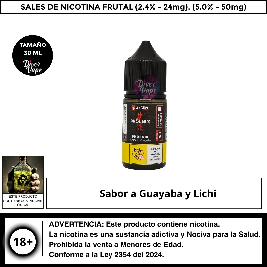 Shijin Phoenix Guava Lychee Salts