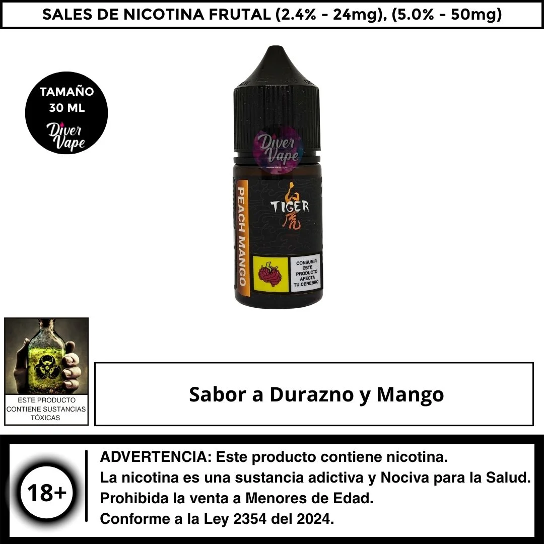 Shijin Tiger Peach Mango Salts