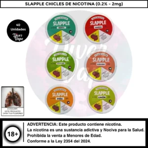 Slapple Chicles de Nicotina 2mg