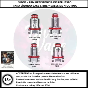Smok RPM Resistencia de Repuesto