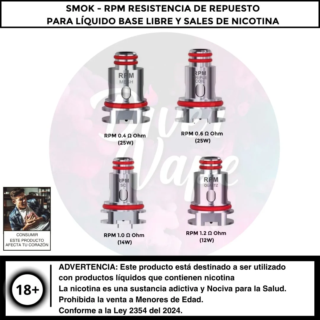 Smok RPM Resistencia de Repuesto