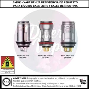 Smok Vape Pen 22 Resistencia de Repuesto