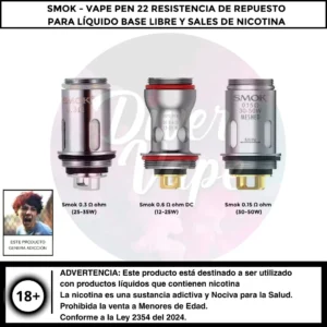 Smok Vape Pen 22 Resistencia