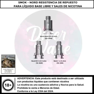 Smok nord Resistencia de Repuesto