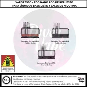 Vaporesso Eco Nano Pod de Respuesto