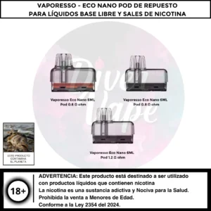 Vaporesso - Eco Nano Pod de Repuesto