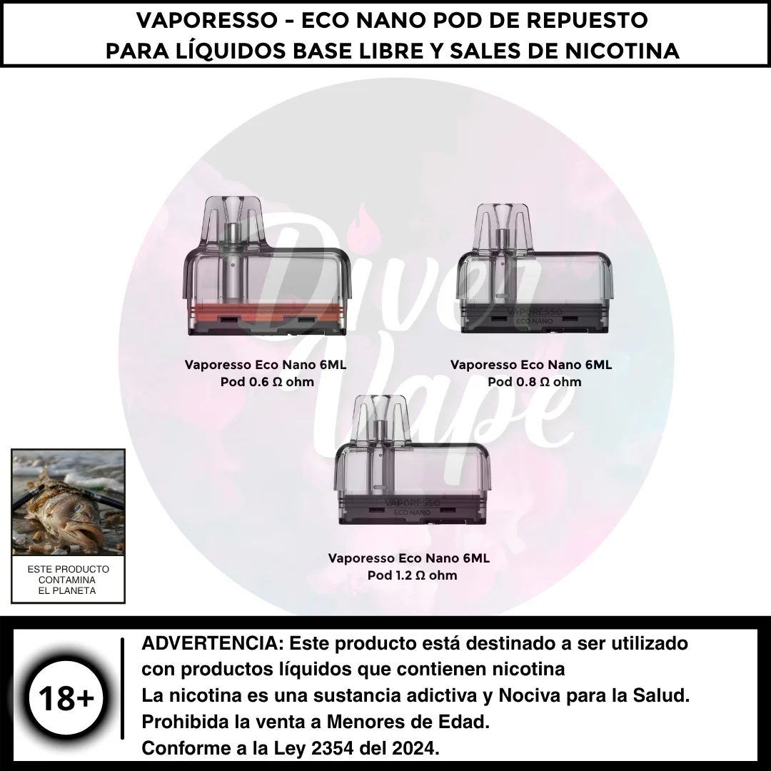 Vaporesso - Eco Nano Pod de Repuesto