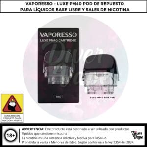 Vaporesso Luxe PM40 Pod de Repuesto