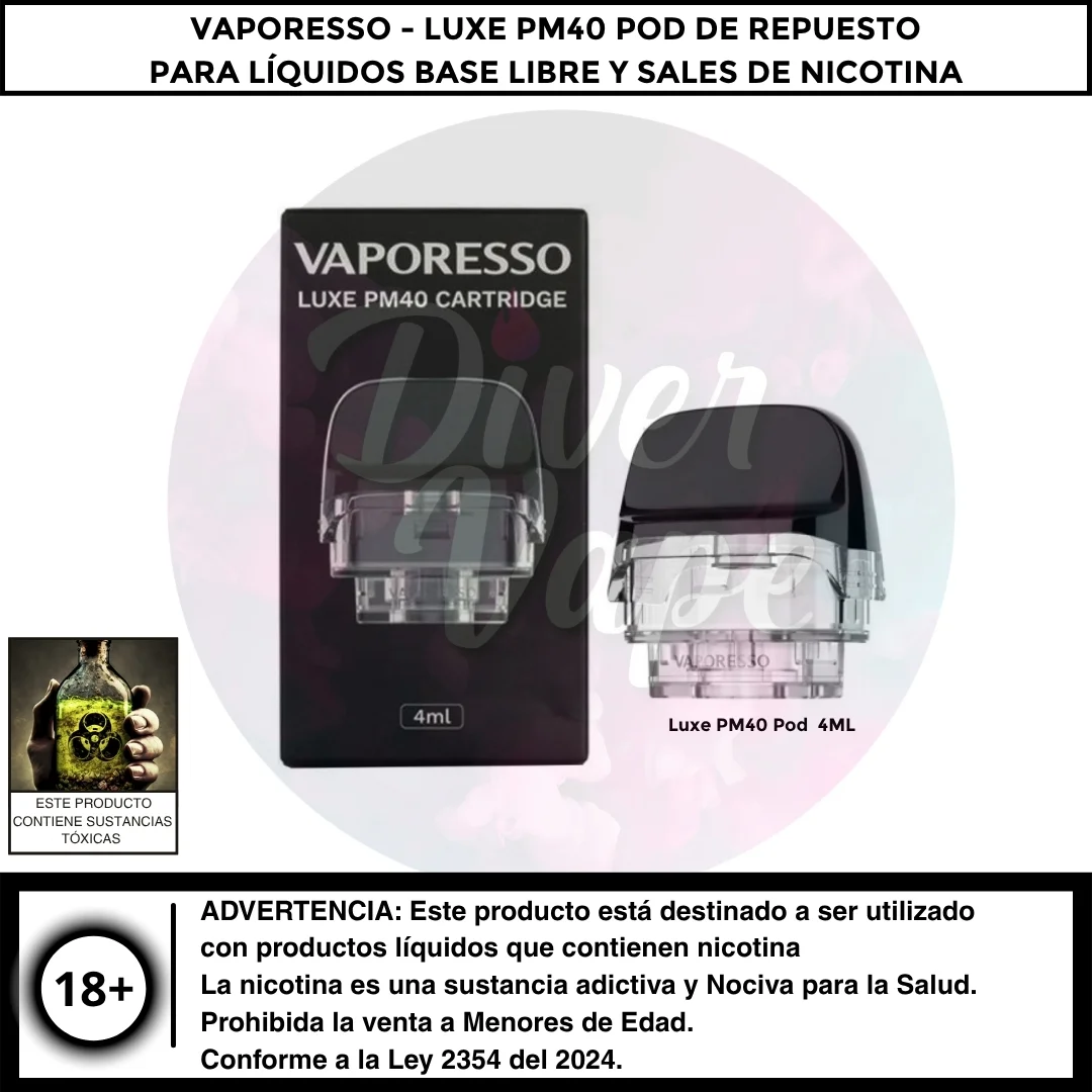 Vaporesso - Luxe PM40 Pod de Repuesto