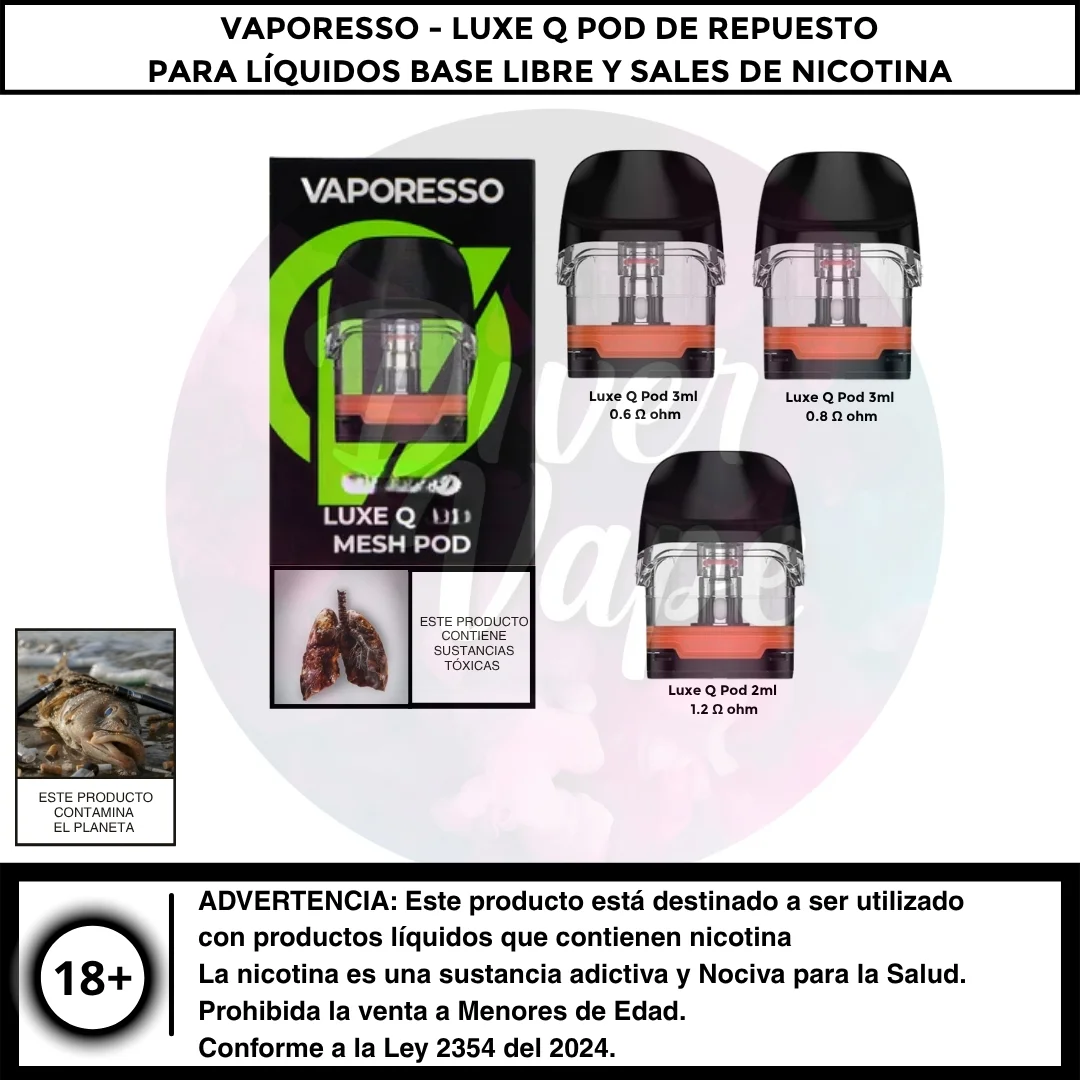 Vaporesso - Luxe Q Pod de Repuesto