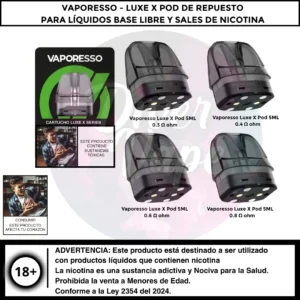 Vaporesso - Luxe X Pod de Repuesto