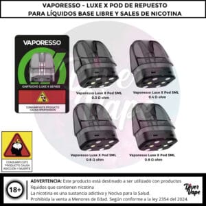 Vaporesso Luxe X Pod de Repuesto