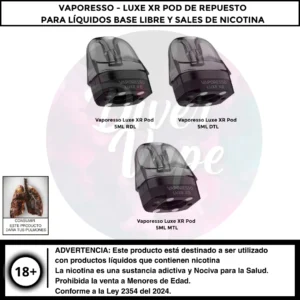 Vaporesso - Luxe XR Pod de Repuesto
