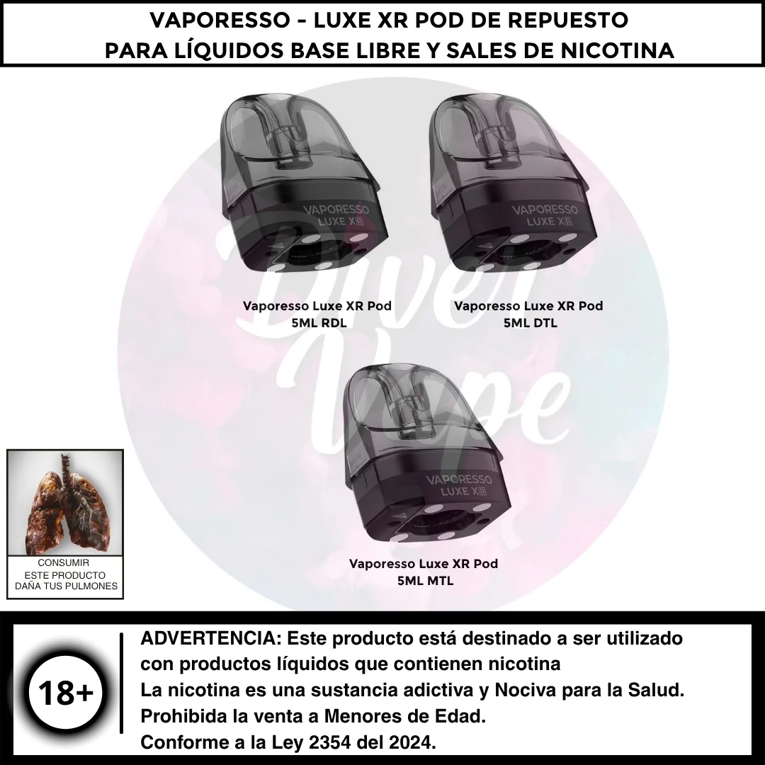 Vaporesso - Luxe XR Pod de Repuesto