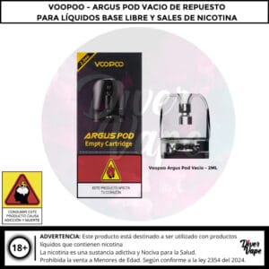 Voopoo Argus Pod Vacio de Repuesto