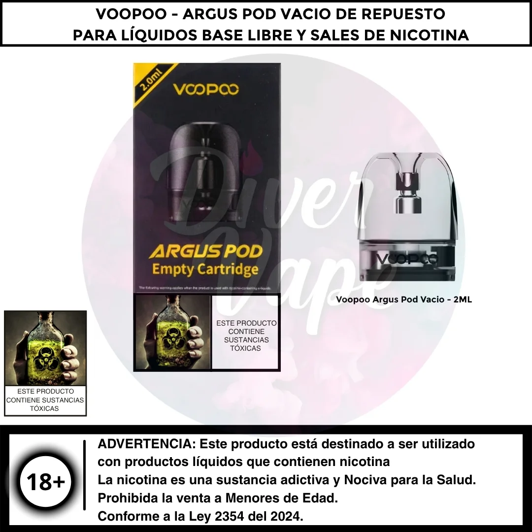 Voopoo Argus Pod Vacio de Repuesto