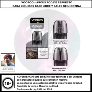 Voopoo Argus Pod de Repuesto