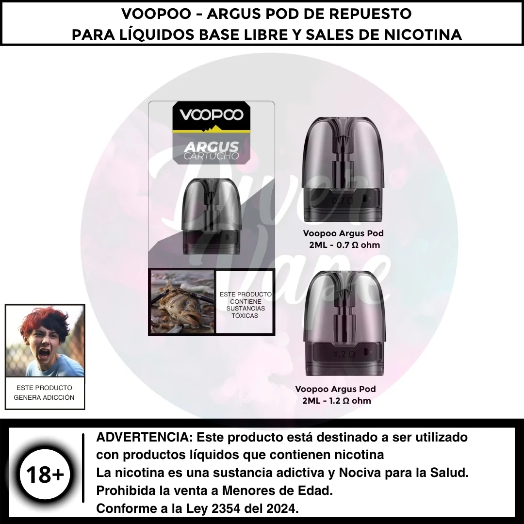 Voopoo Argus Pod de Repuesto