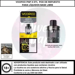 Voopoo Pnp X DTL Pod de Repuesto