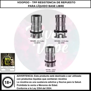 Voopoo TPP Resistencia de Repuesto