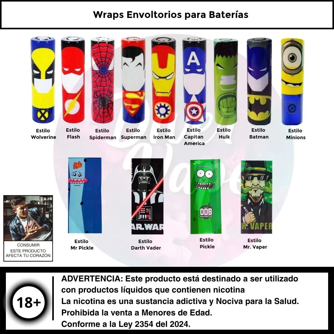 Wraps Envoltorios para Batería