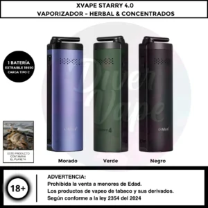 Xvape Starry 4.0 - Vaporizador Herbal