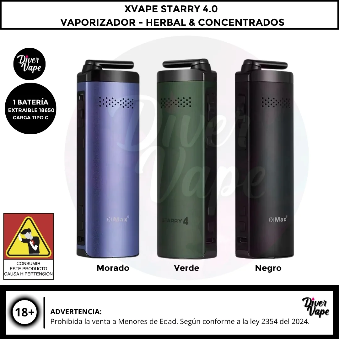 Xvape Starry 4.0 Vaporizador Herbal