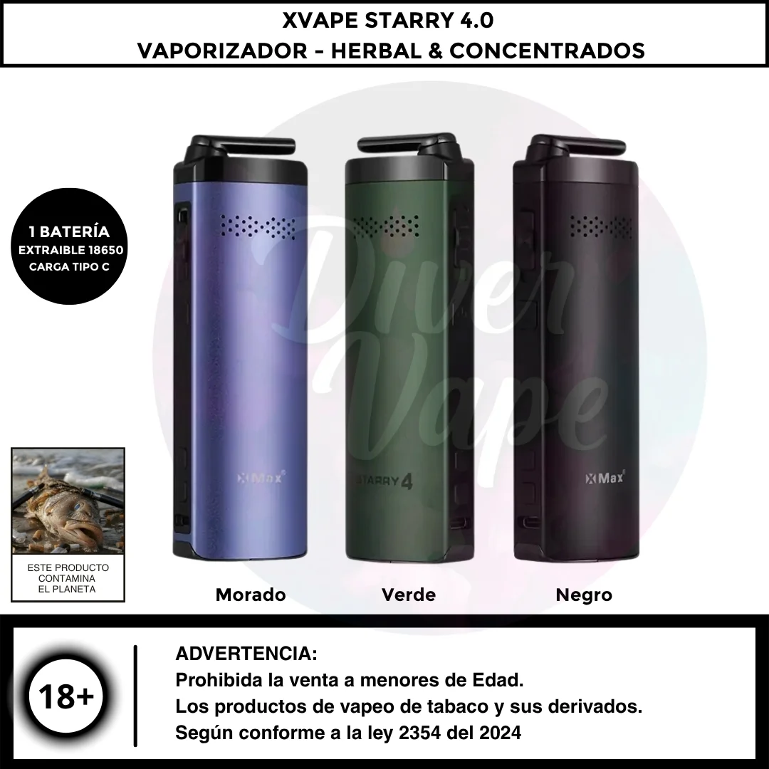 Xvape Starry 4.0 - Vaporizador Herbal