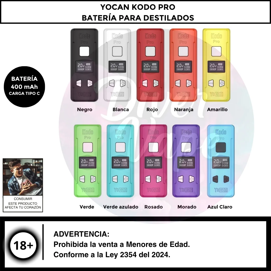 Yocan Kodo Pro Batería Destilados