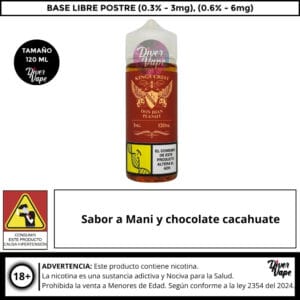 kings crest don Juan Peanut 120ml 3mg